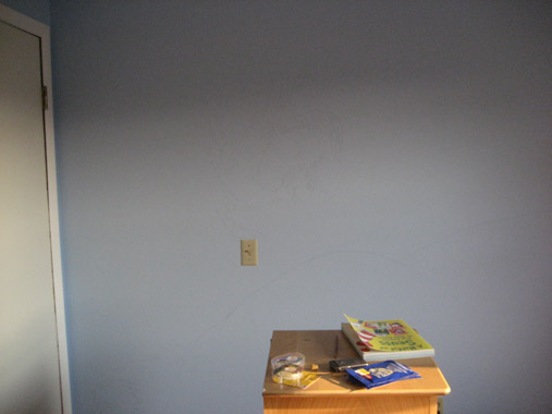Blank Canvas 1 This is the side of the room on the left as you enter. Near the door.